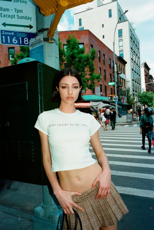 Too Good Tee | White sold by With Jean