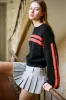 Olivia Sweater | Black / Red sold by With Jean