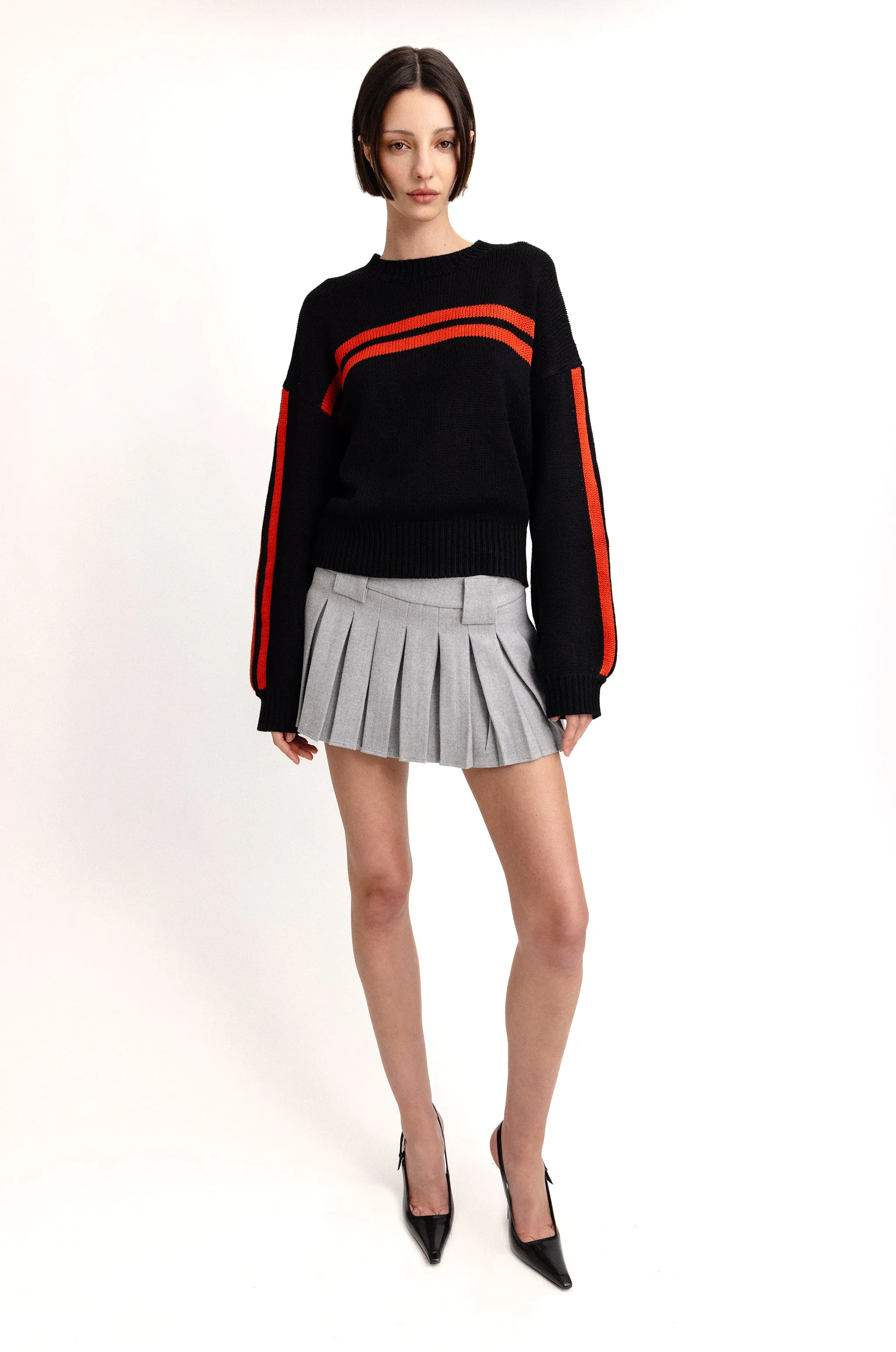 Olivia Sweater | Black / Red sold by With Jean product image thumbnail 2