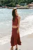 Maeve Midi Skirt | Red sold by With Jean