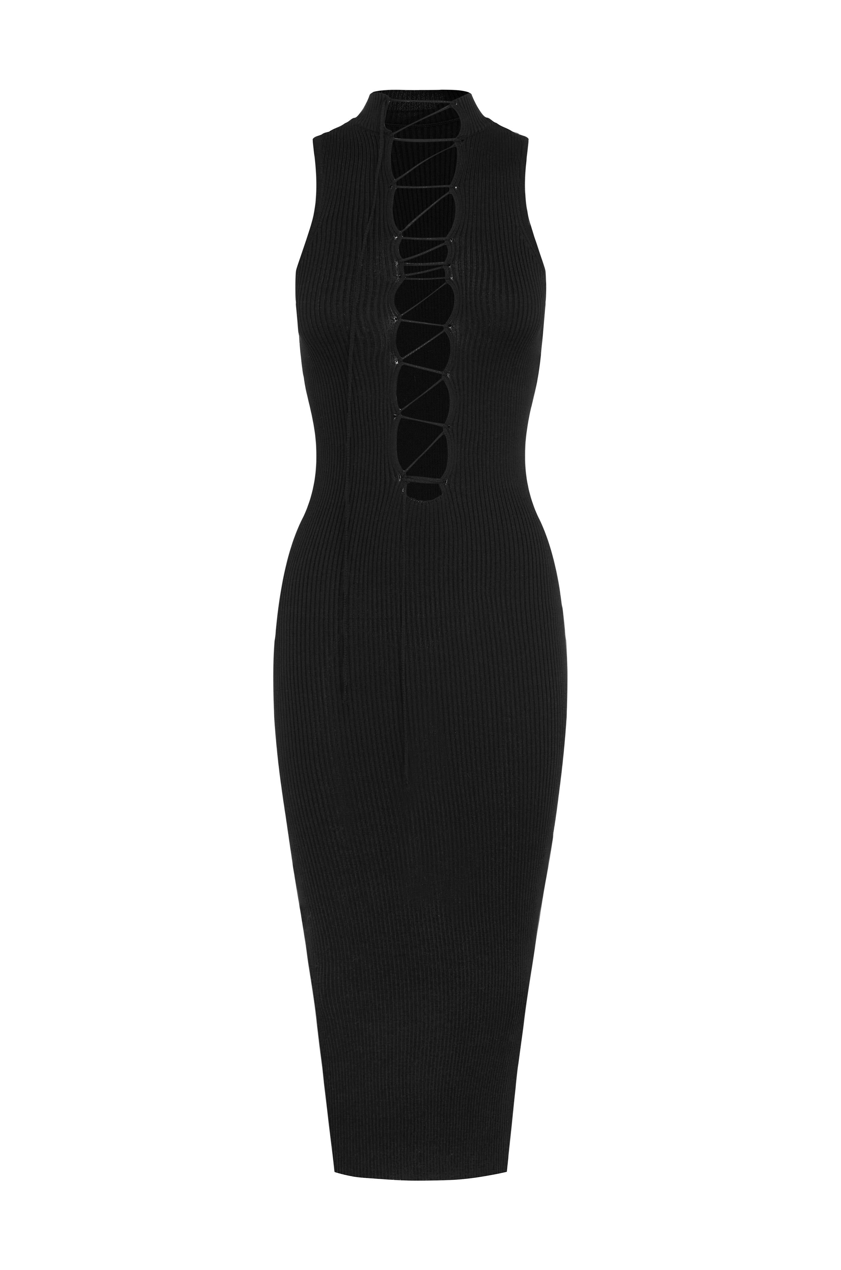 Amethyst Midi Dress | Black sold by With Jean product image thumbnail 7