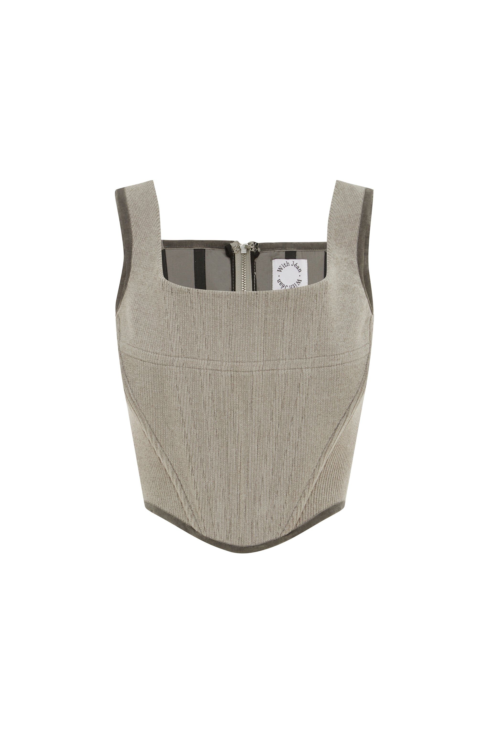 June Corset Top | Grey sold by With Jean product image thumbnail 5