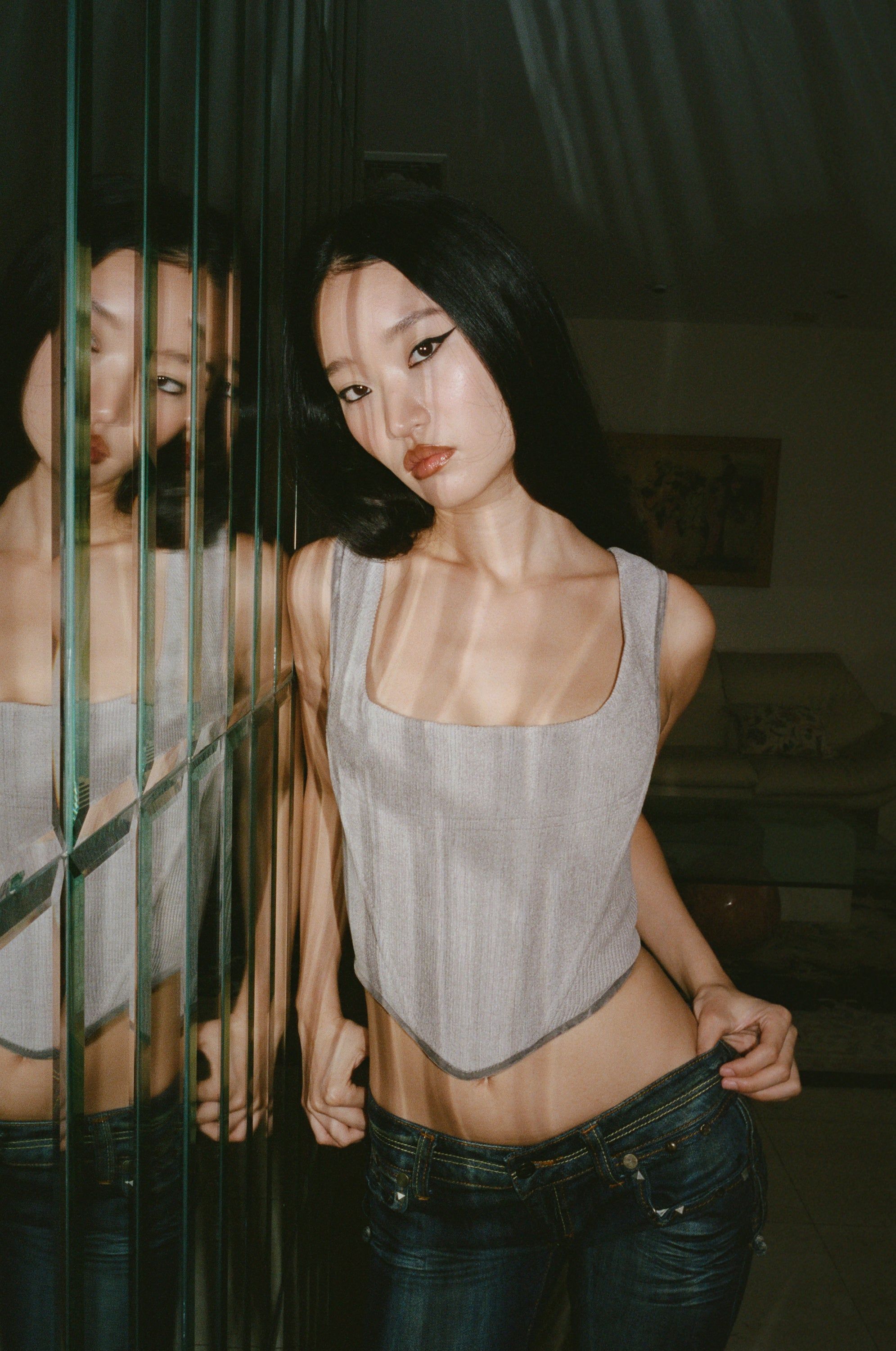 June Corset Top | Grey sold by With Jean product image thumbnail 2