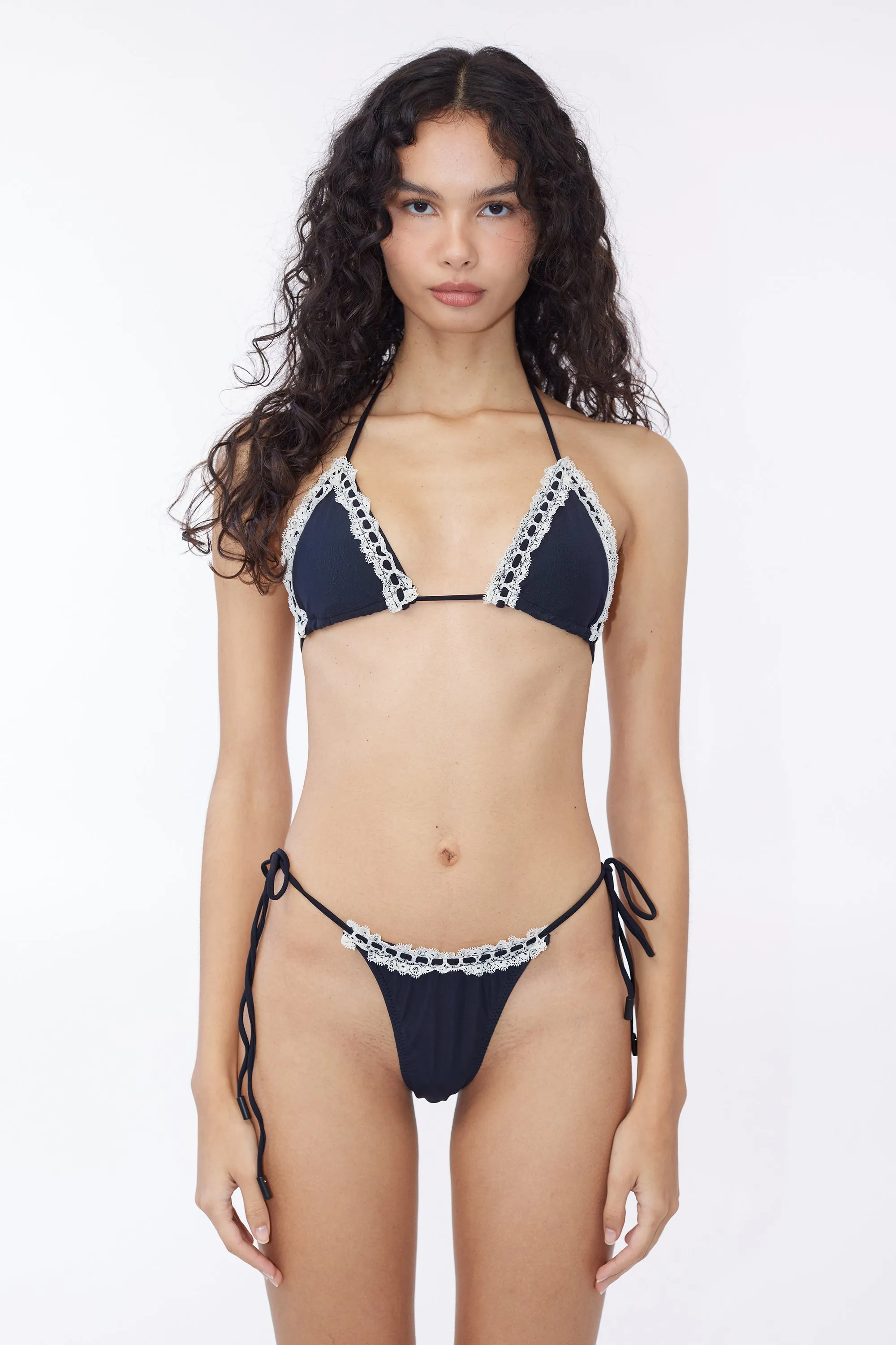 Betsy Bikini Top | Black / White sold by With Jean product image thumbnail 3