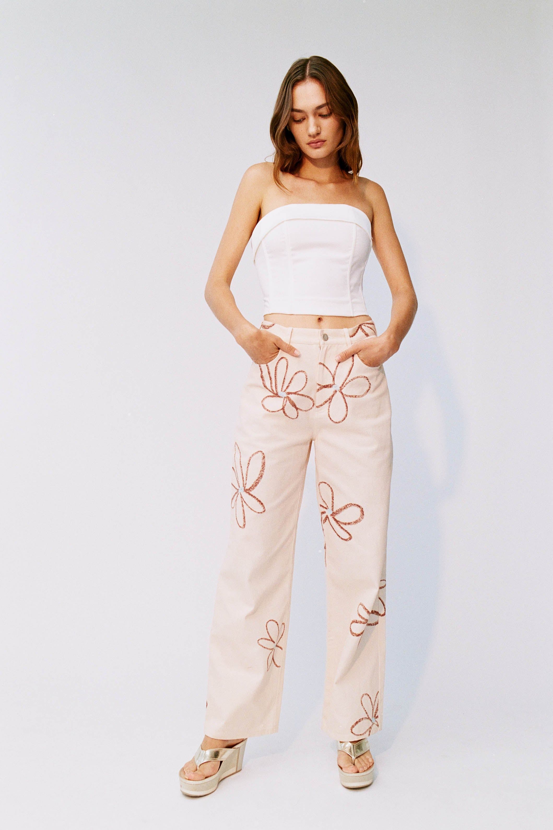 Carla Corset | White sold by With Jean