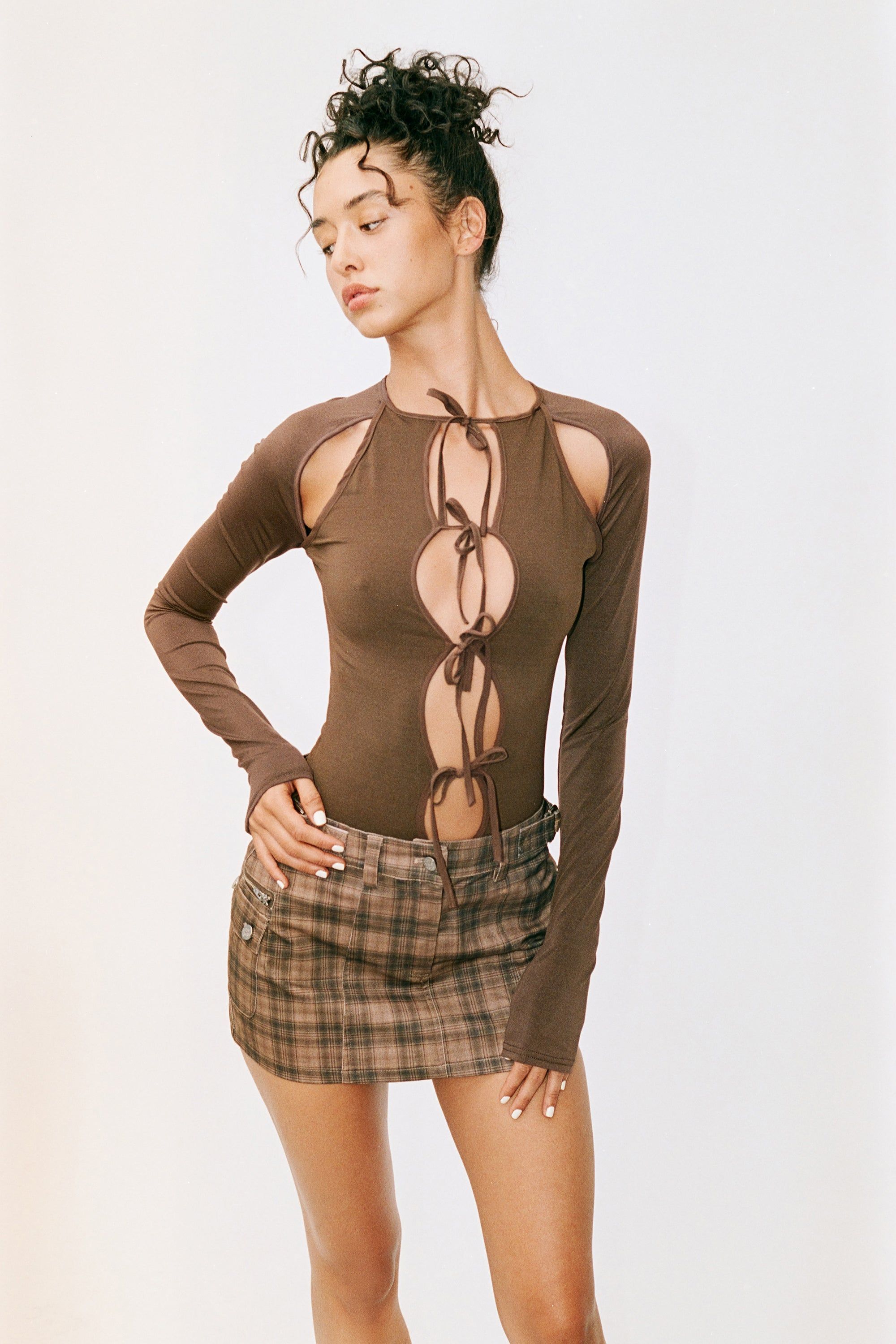 Hunter Mini Skirt | Plaid sold by With Jean product image thumbnail 2