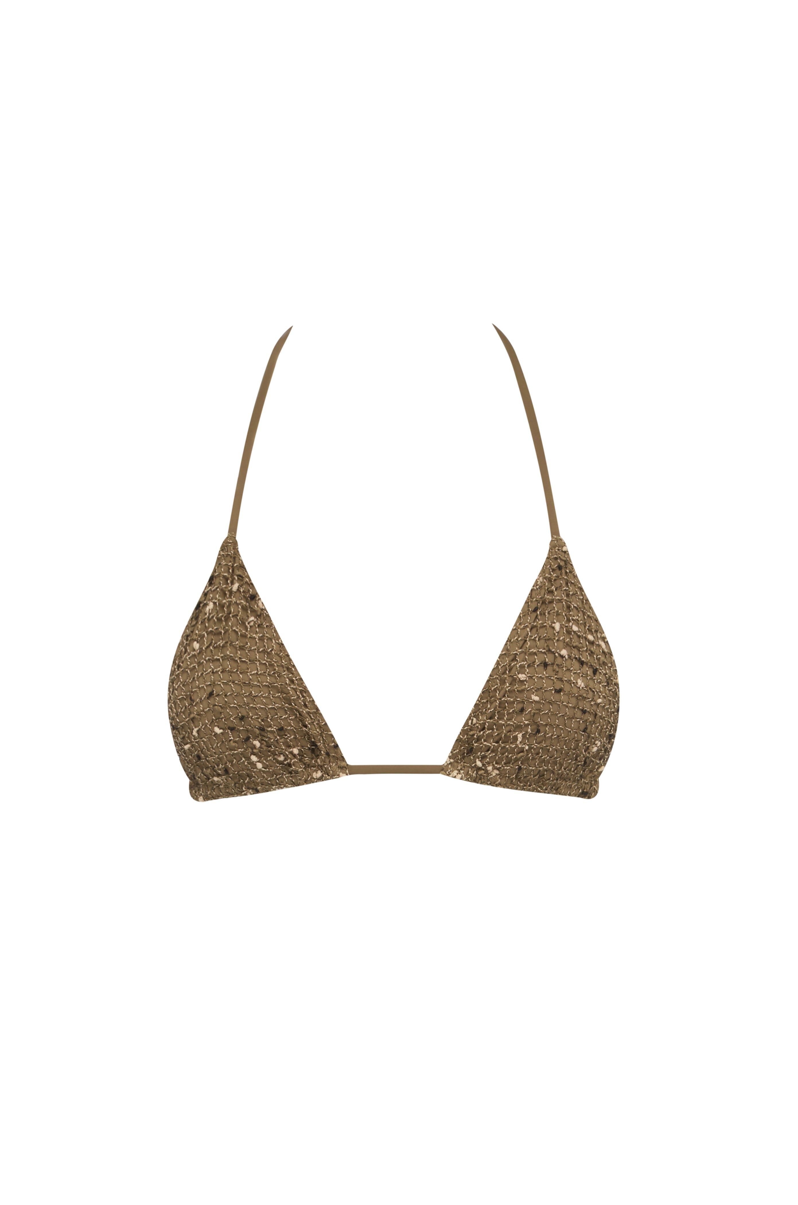 Betsy Bikini Top | Brown Knit sold by With Jean product image thumbnail 7