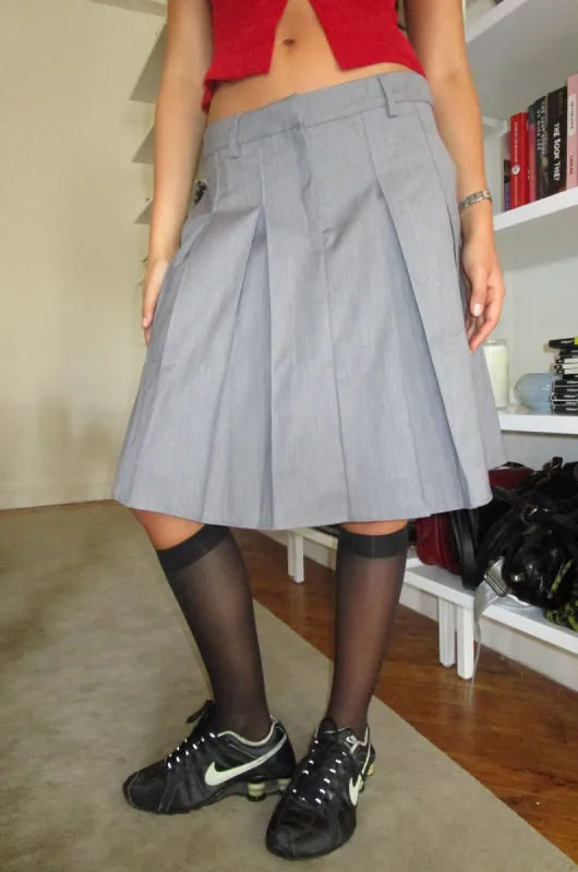 Lyn Skirt | Grey sold by With Jean