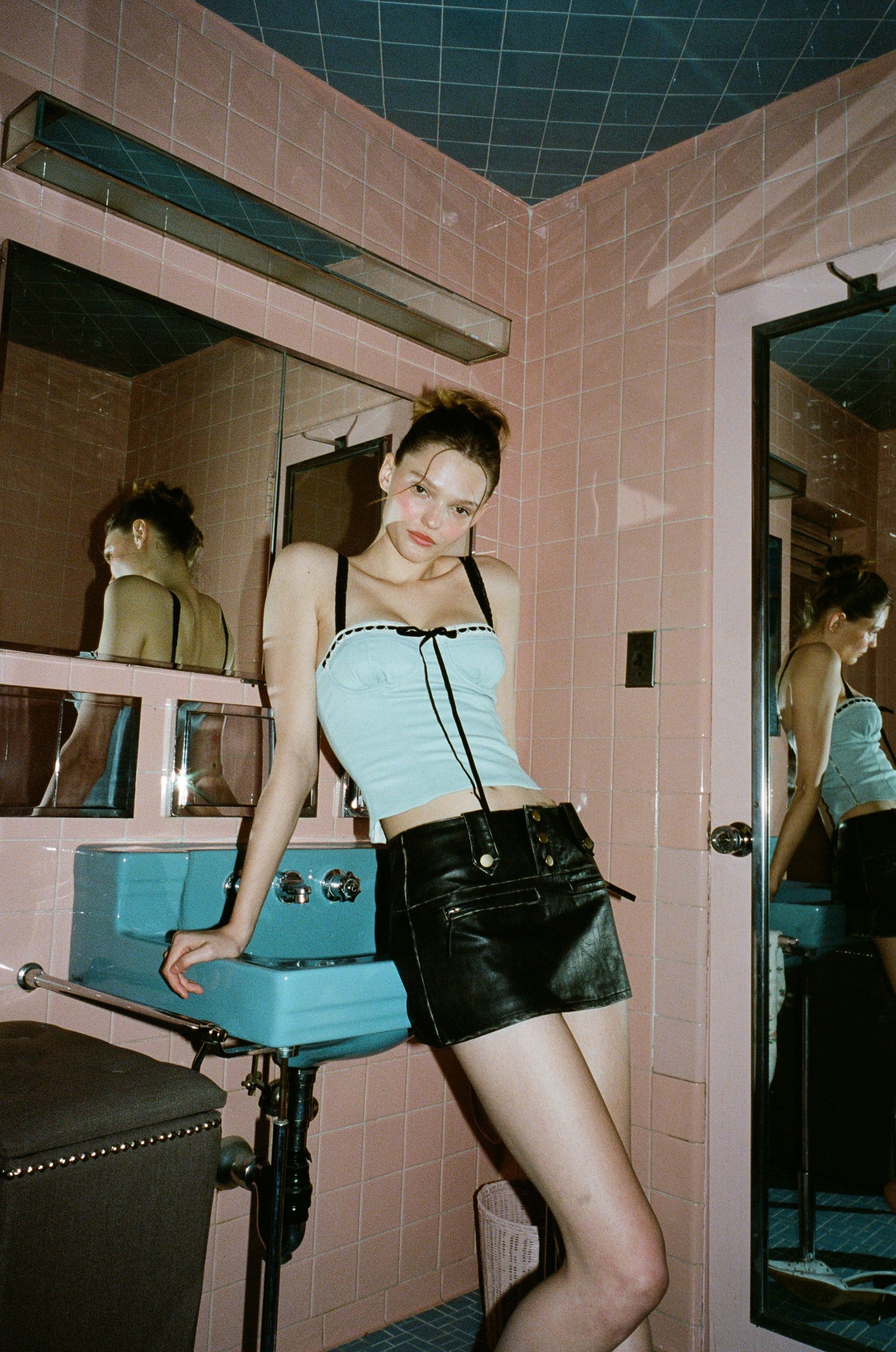 Raven Mini Skirt | Black sold by With Jean