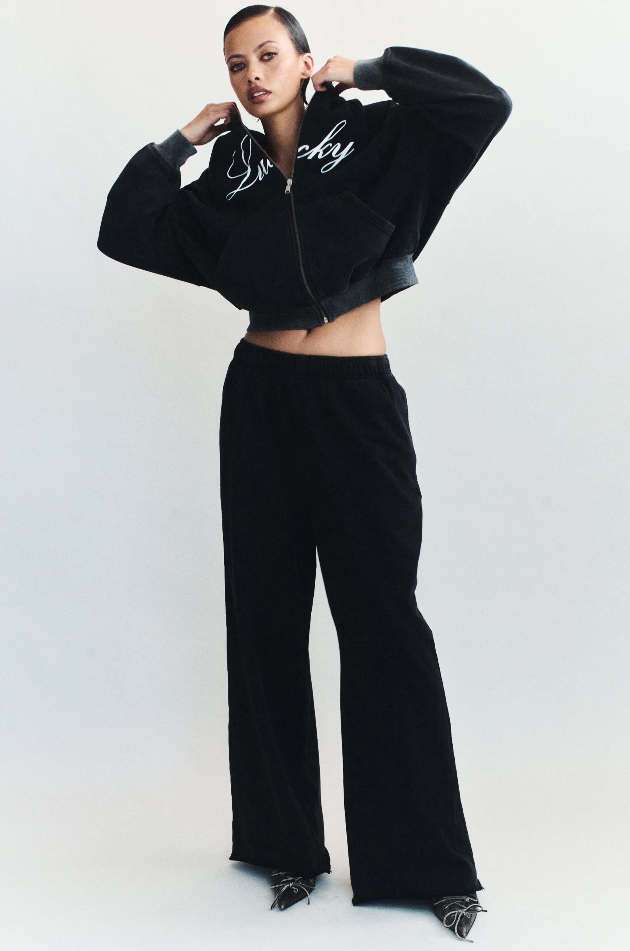 Lucky Track Pant | Washed Grey sold by With Jean product image thumbnail 4