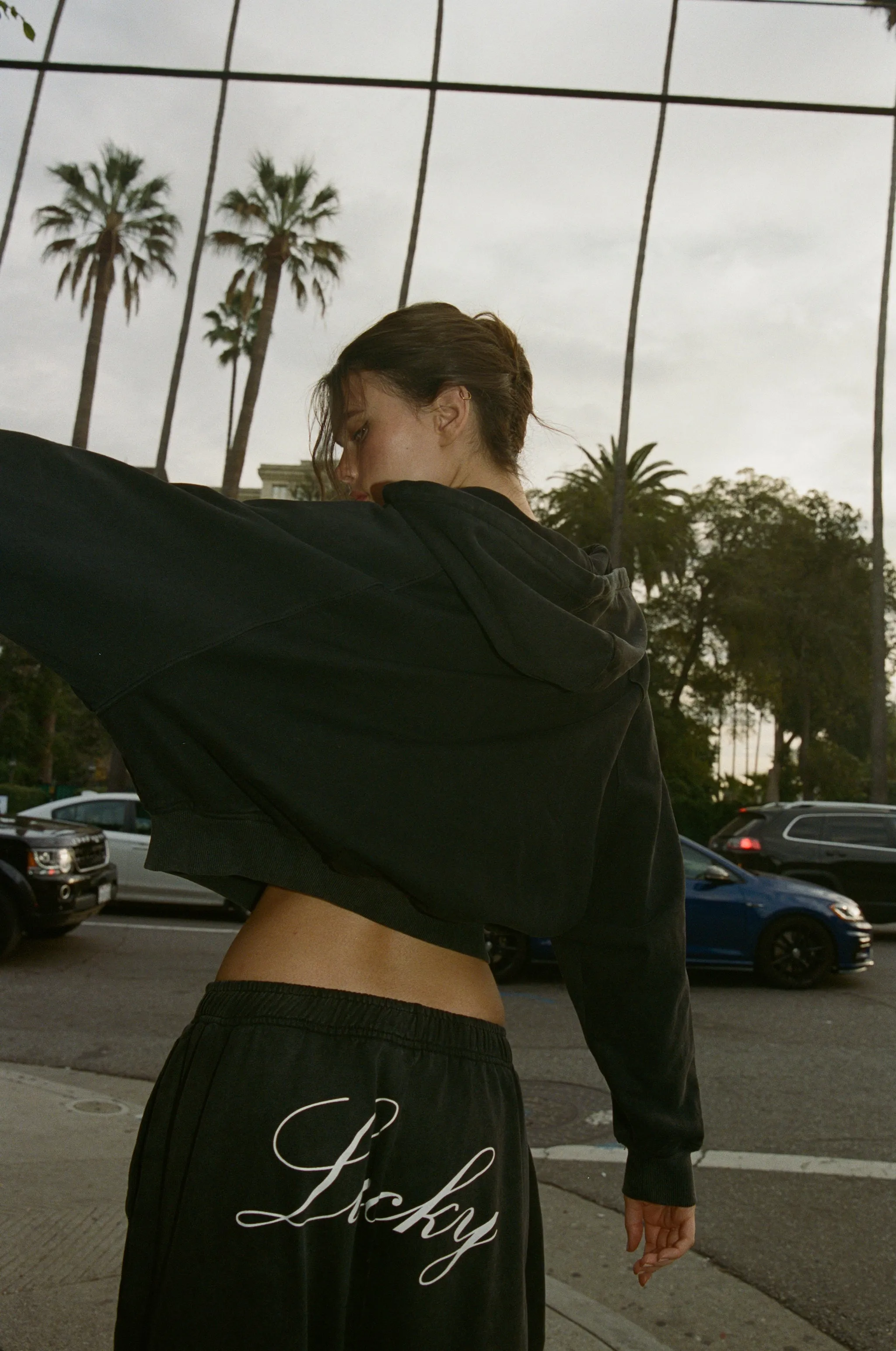 Lucky Track Pant | Washed Grey sold by With Jean product image thumbnail 3