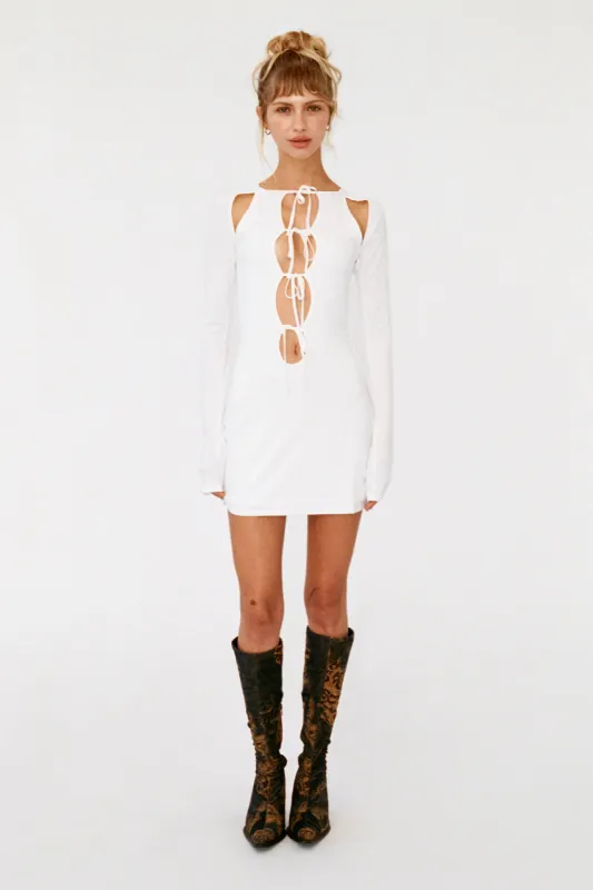 Midnight Dress | White sold by With Jean