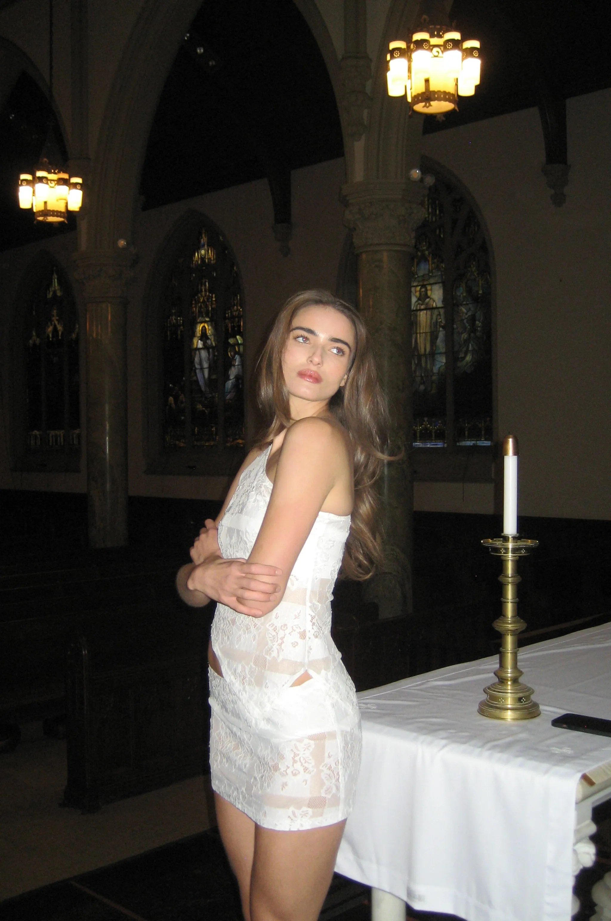 Simi Mini Skirt | White sold by With Jean product image thumbnail 3