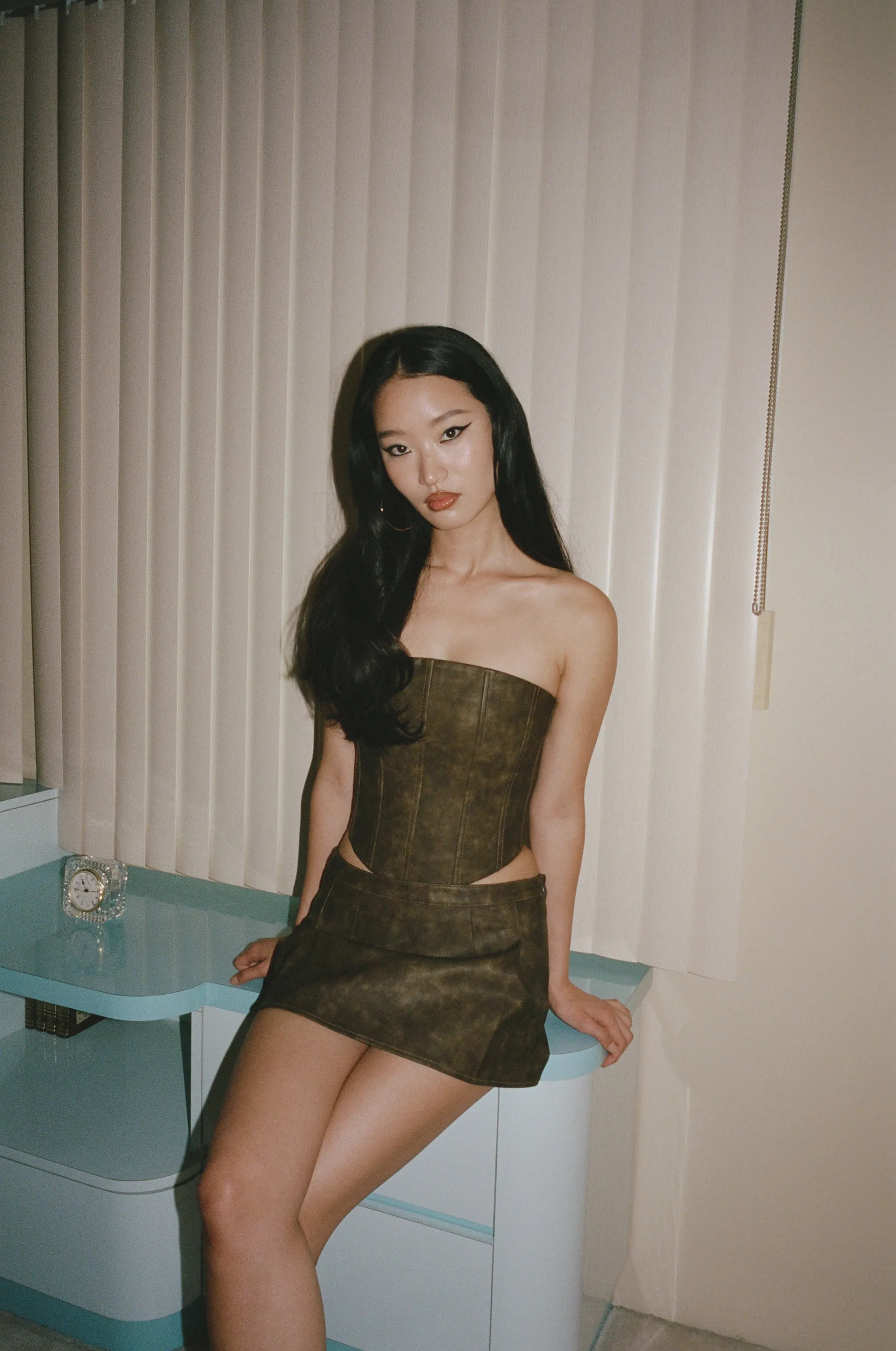 Althea Corset Top | Chocolate sold by With Jean product image thumbnail 2