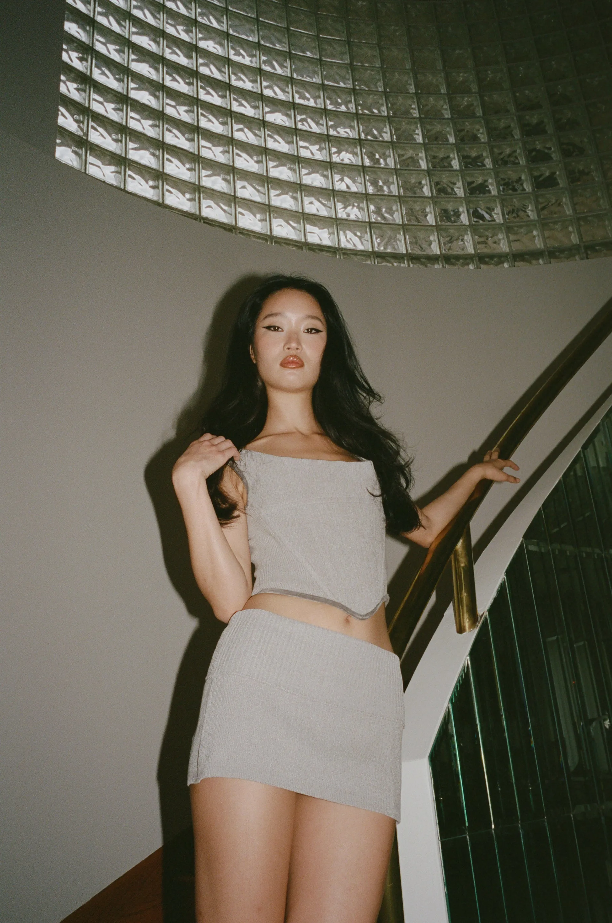 Emilia Mini Skirt | Grey sold by With Jean product image thumbnail 4