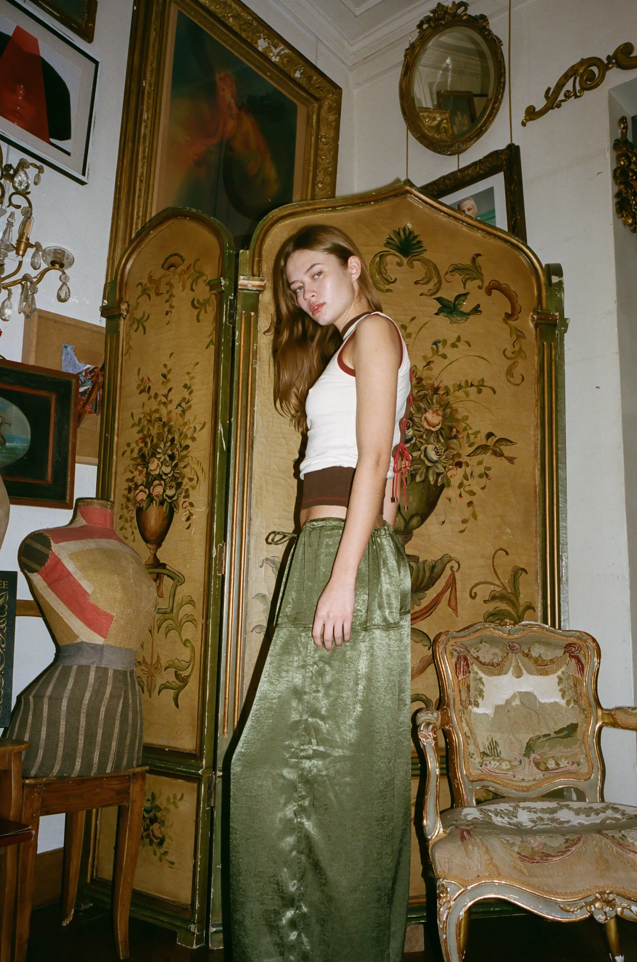 Norah Pants | Khaki sold by With Jean product image thumbnail 2