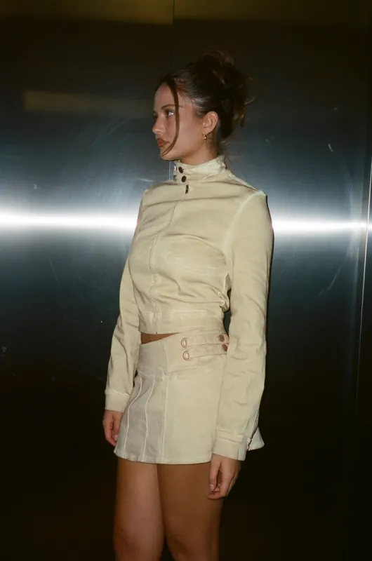 Jules Skirt | Stone Wash sold by With Jean