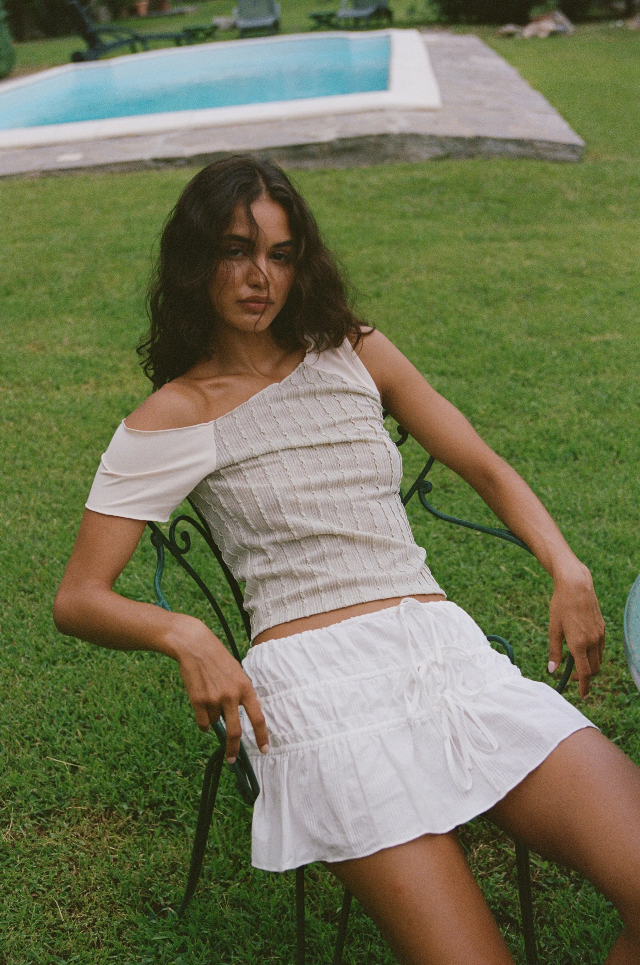 Sadie Skirt | White sold by With Jean product image thumbnail 5