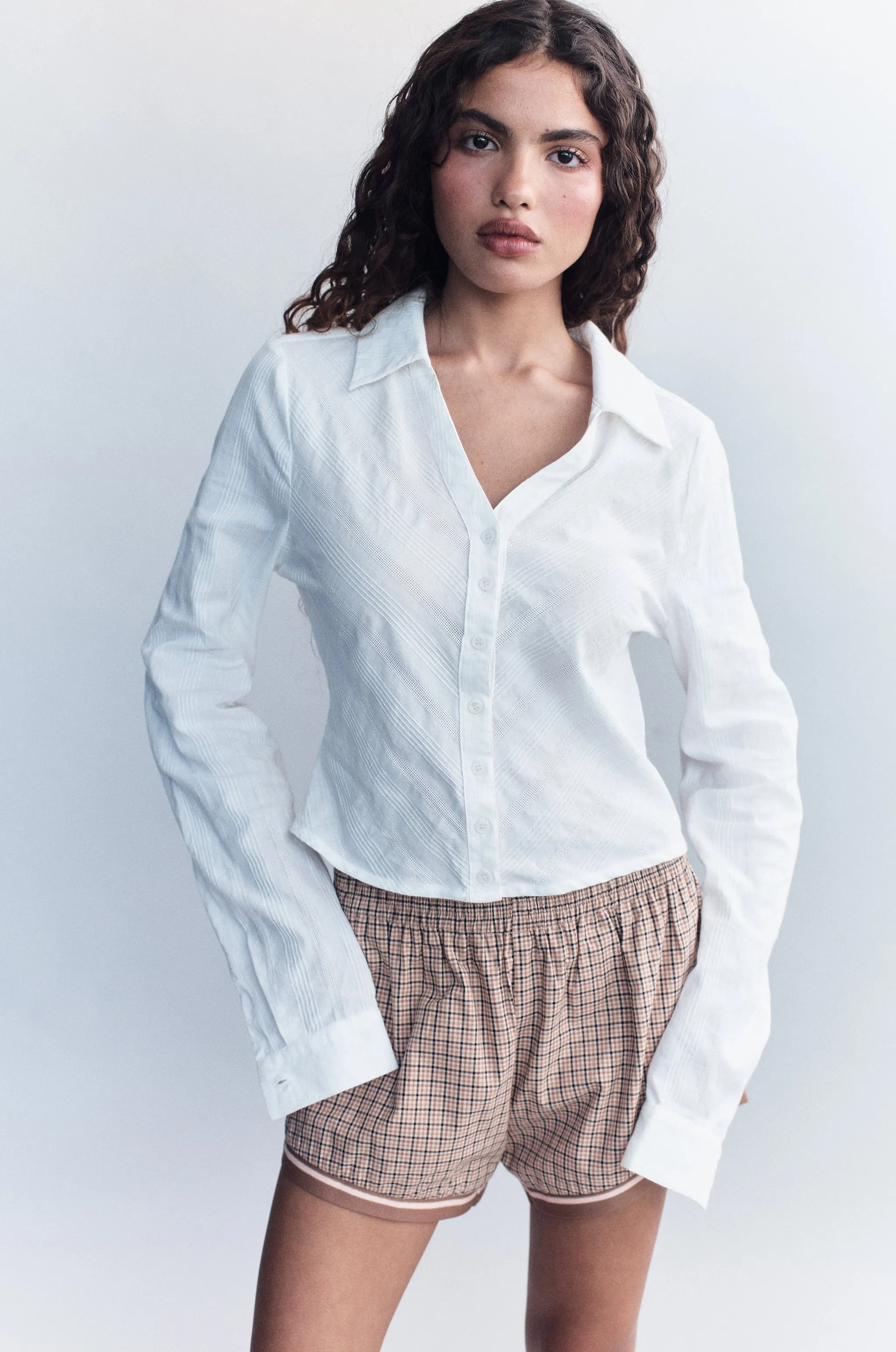 Lyla Shirt | White sold by With Jean product image thumbnail 4