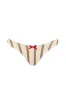 Jeanie Bikini Bottom | Cream Stripe sold by With Jean