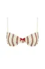 Jeanie Bikini Top | Cream Stripe sold by With Jean