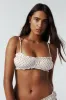 Lottie Bikini Top | Cream Polka Dot sold by With Jean