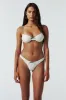 Jeanie Bikini Bottom | Green Polka Dot sold by With Jean