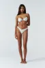 Jeanie Bikini Bottom | Green Polka Dot sold by With Jean