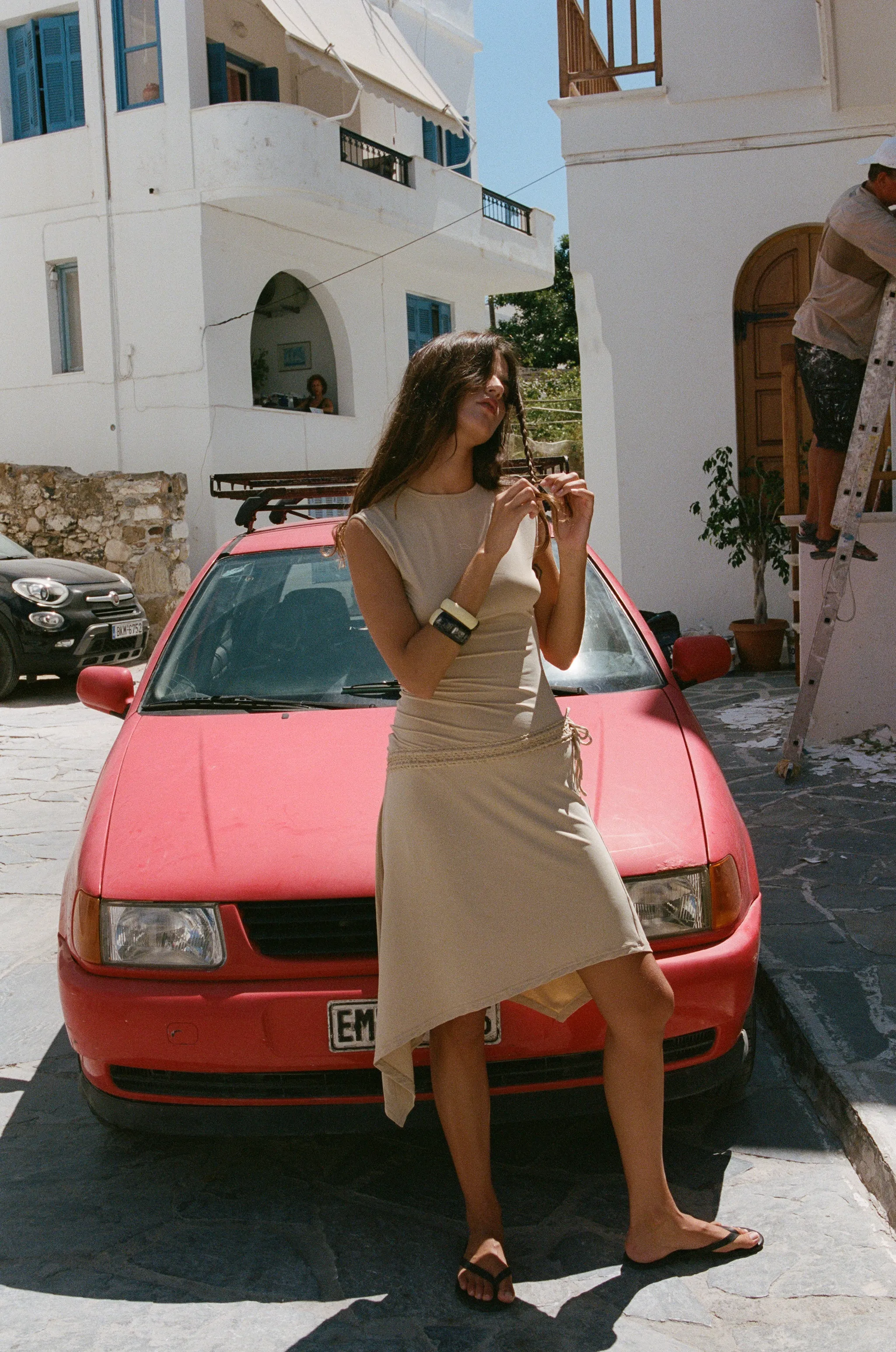 Evie Dress | Beige sold by With Jean