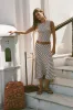 Maeve Midi Skirt | Stripe sold by With Jean