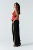 Romeo Track Pant | Black / Orange sold by With Jean