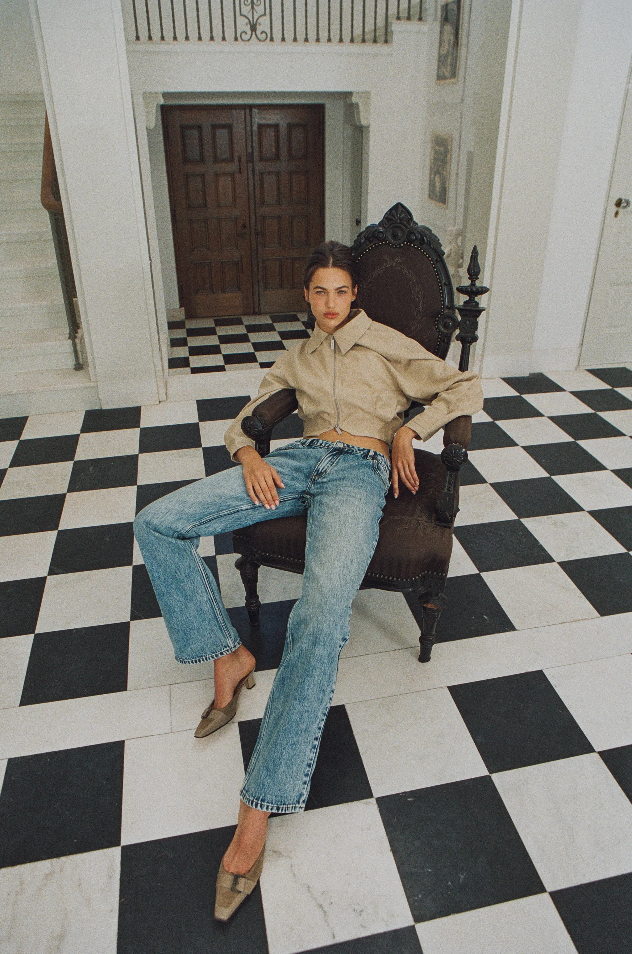 Fred Jacket | Beige sold by With Jean product image thumbnail 2