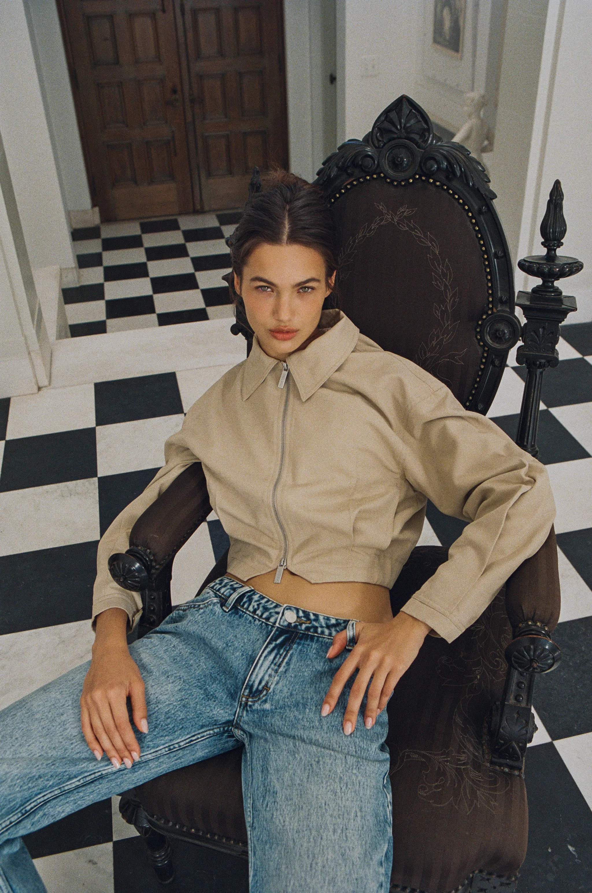 ジャケット・アウター CLANE FADED COLOR TAILORED JACKET Fred Jacket | Beige | Parallel