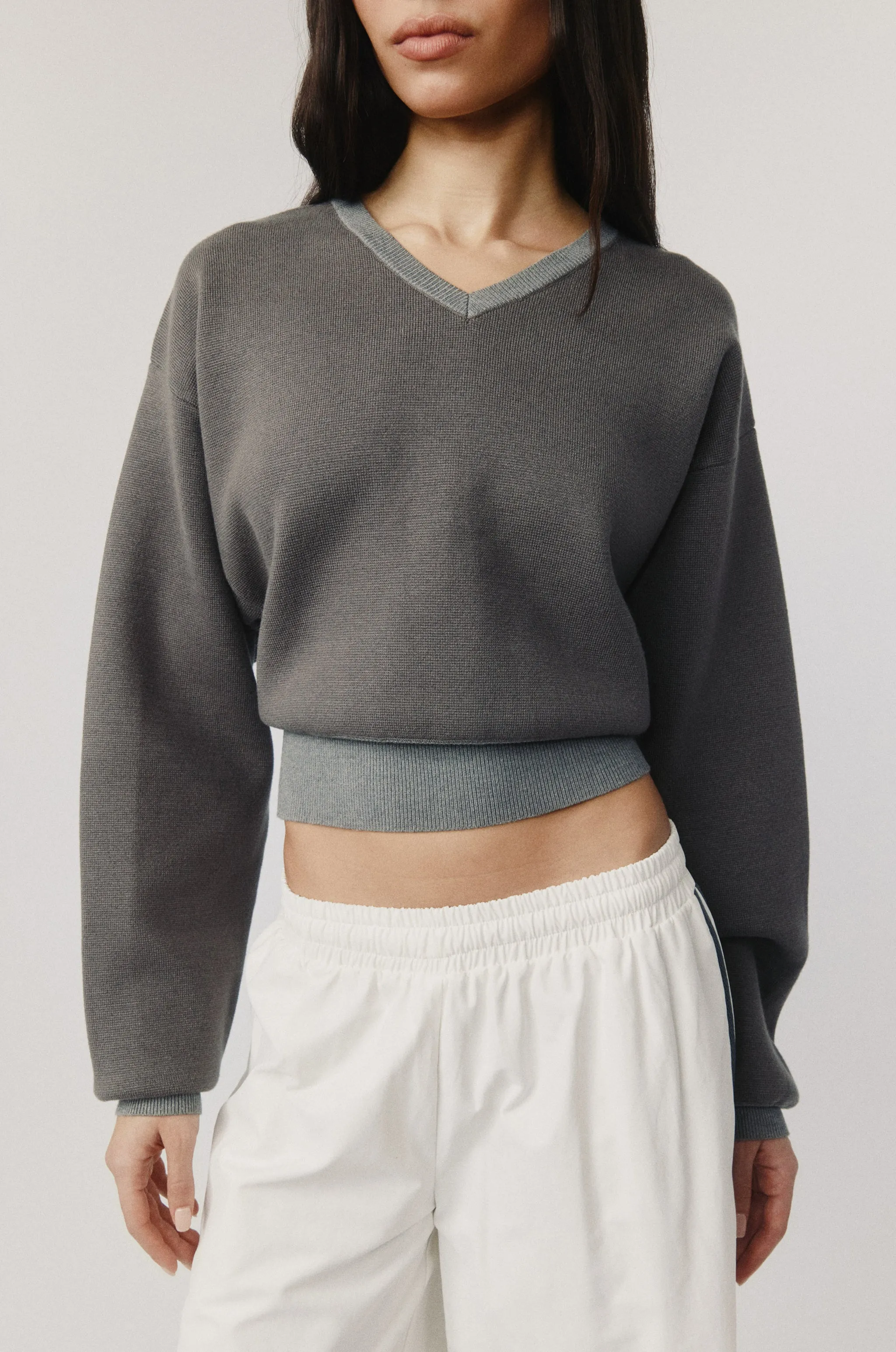 Evie Sweater | Grey sold by With Jean product image thumbnail 3