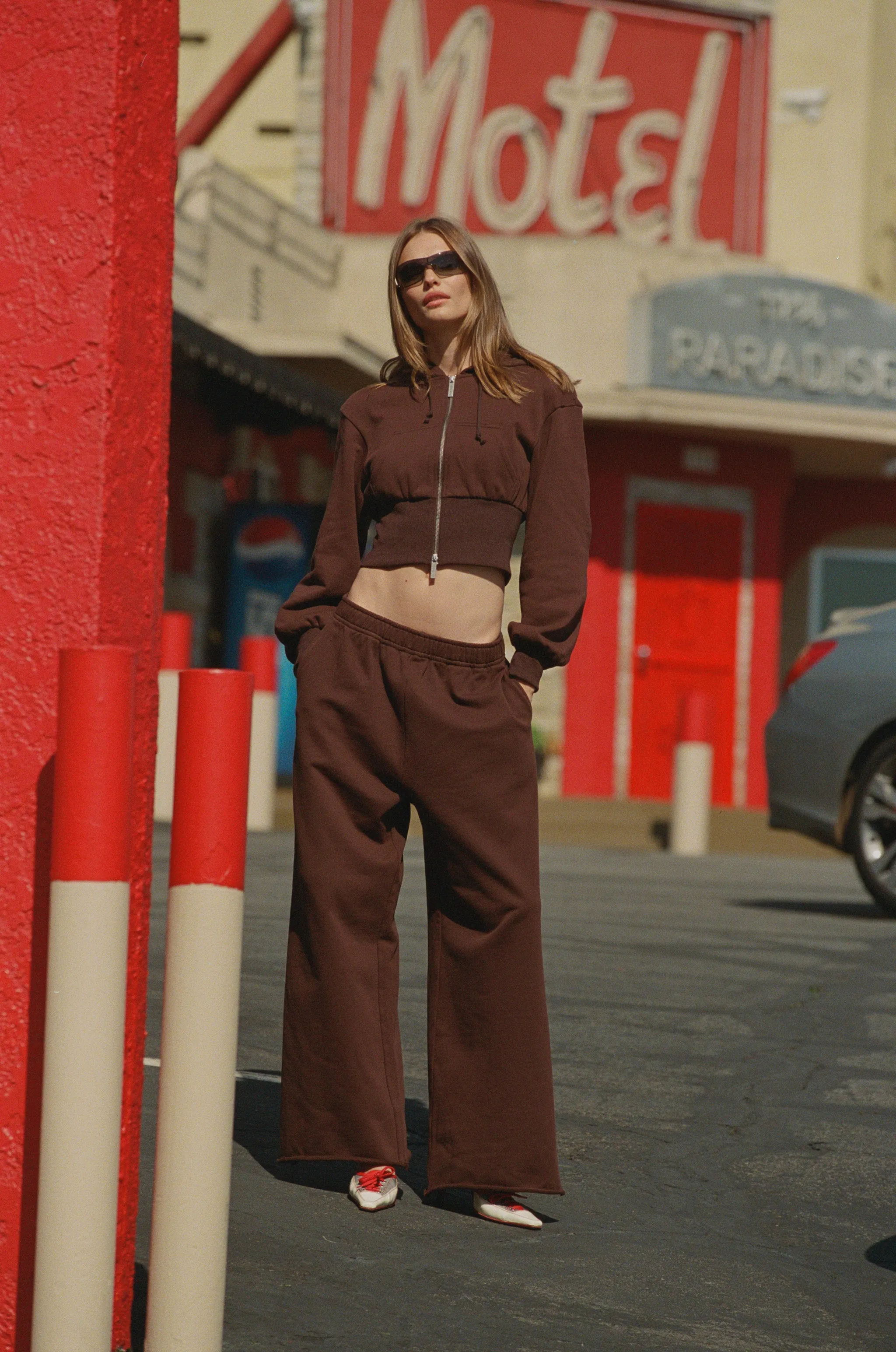 Kya Track Pant | Chocolate sold by With Jean