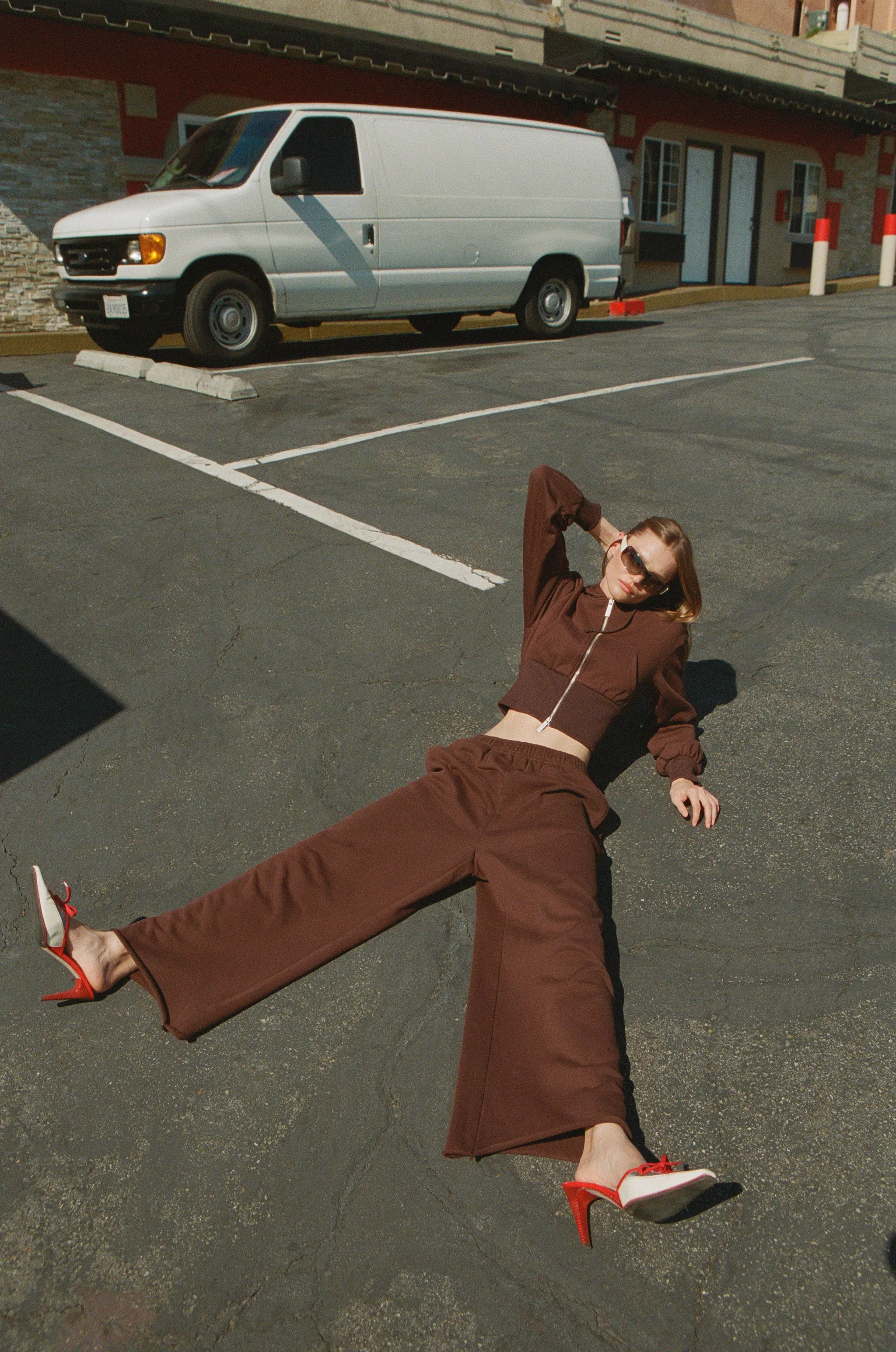 Kya Track Pant | Chocolate sold by With Jean product image thumbnail 2