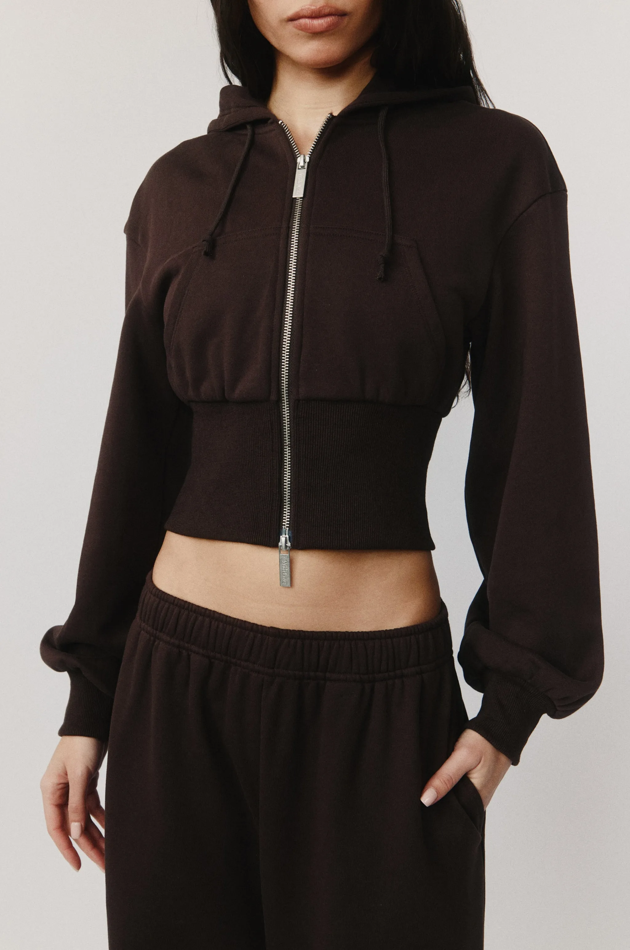 Kya Zip Through | Chocolate sold by With Jean product image thumbnail 3