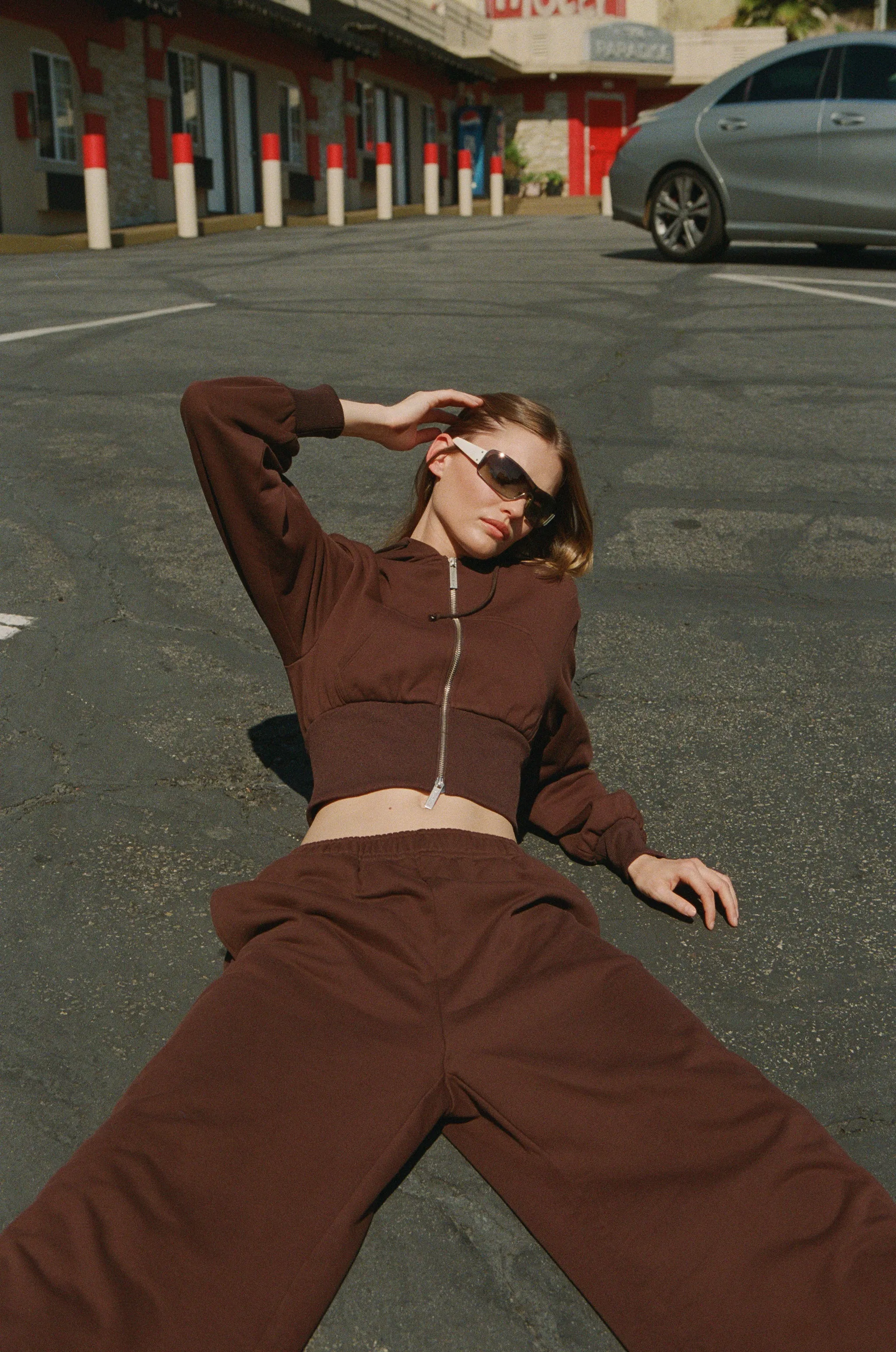 Kya Zip Through | Chocolate sold by With Jean product image thumbnail 5