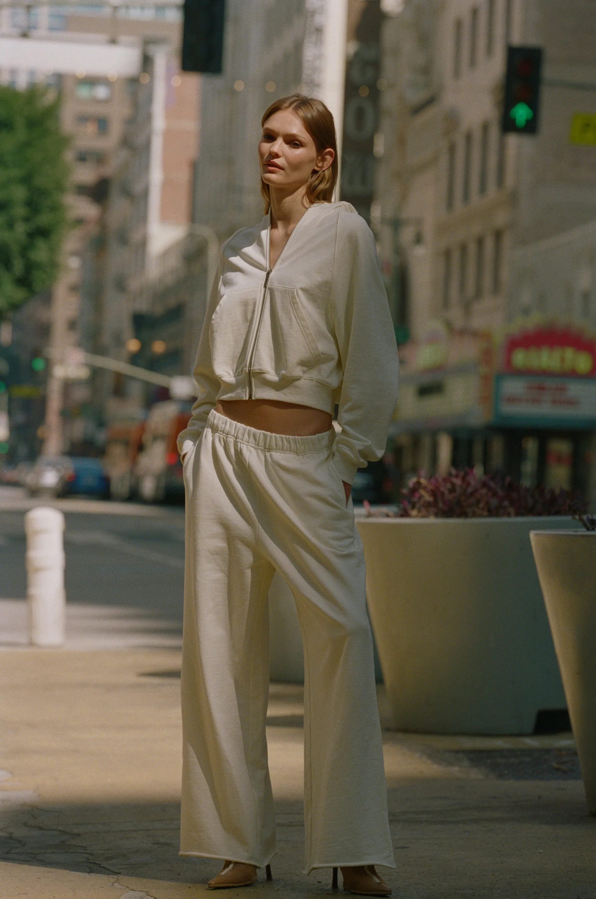 Freddie Track Pant | Cream sold by With Jean product image thumbnail 5