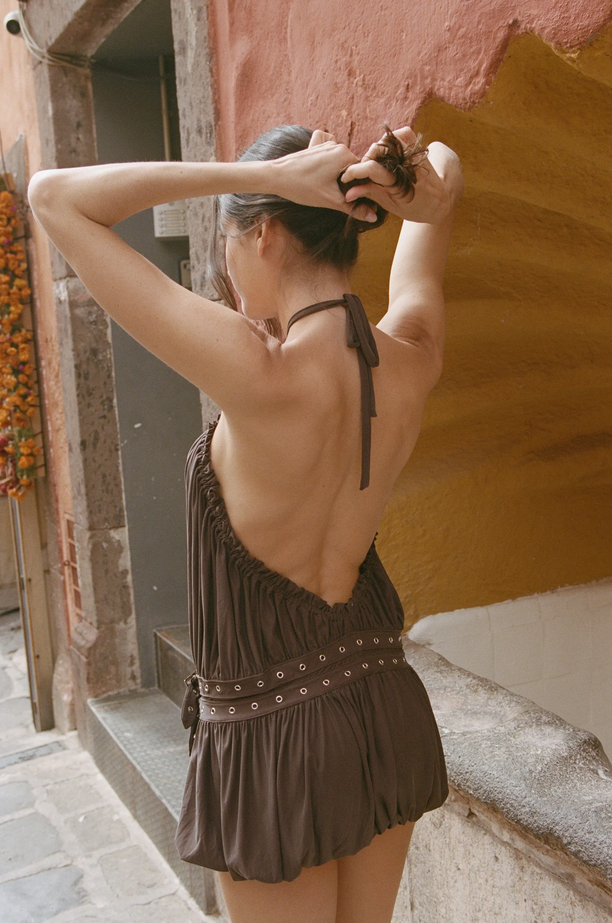 Magnol Dress | Chocolate sold by With Jean product image thumbnail 2