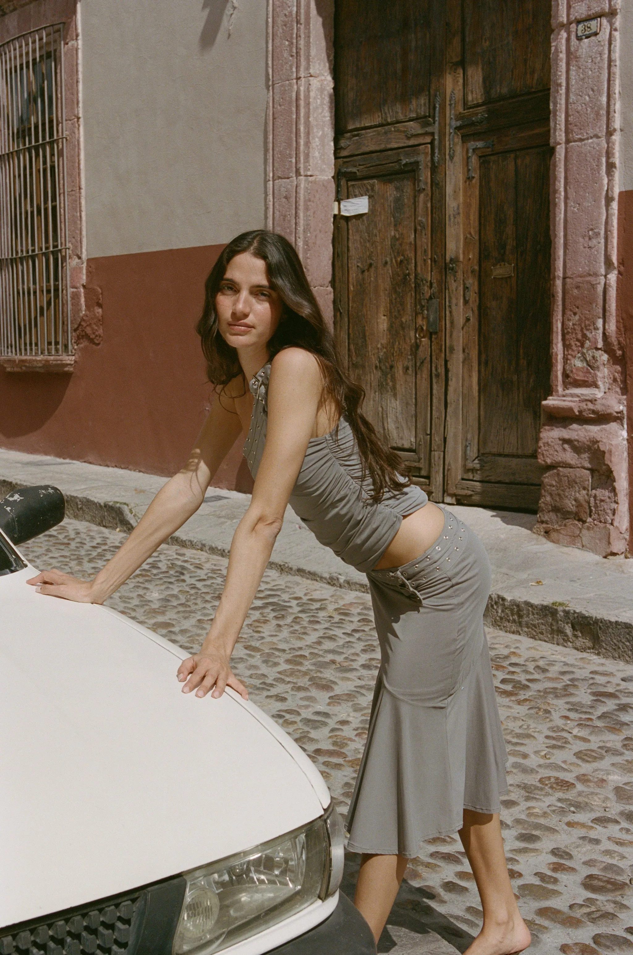 Sloan Skirt | Slate sold by With Jean product image thumbnail 5