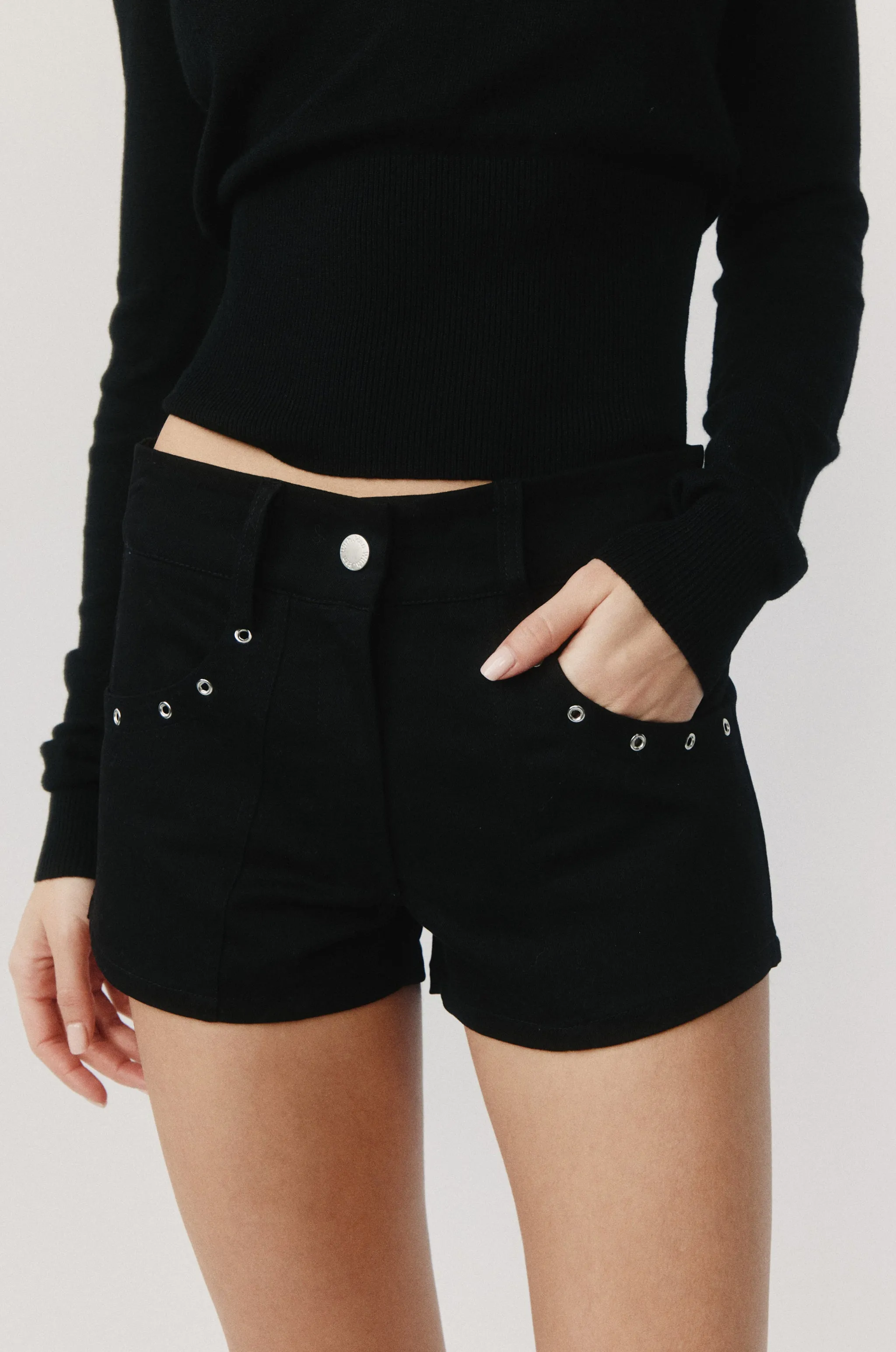 Ryley Shorts | Black sold by With Jean product image thumbnail 3