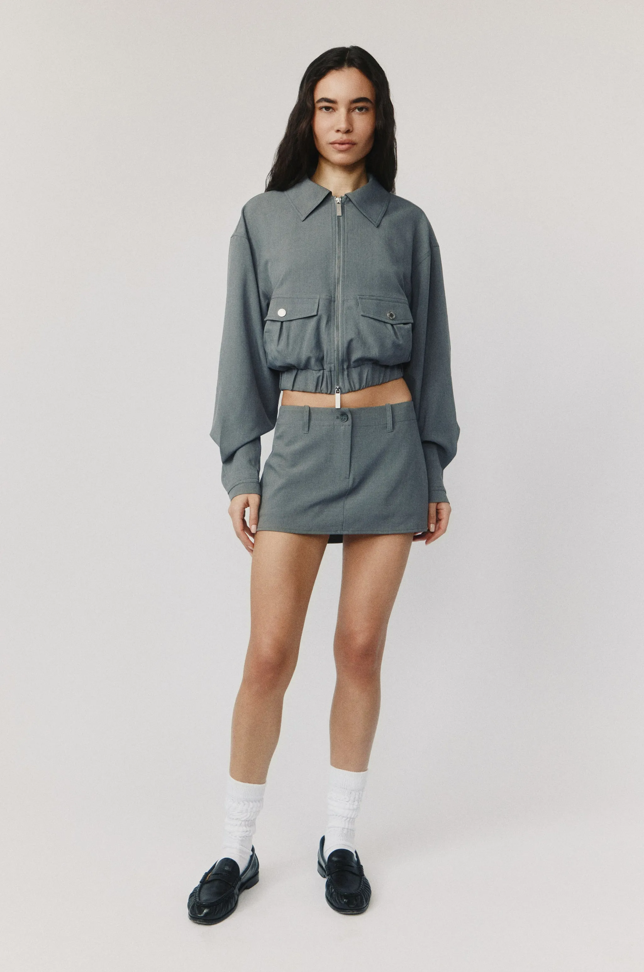 Monroe Jacket | Charcoal sold by With Jean product image thumbnail 5