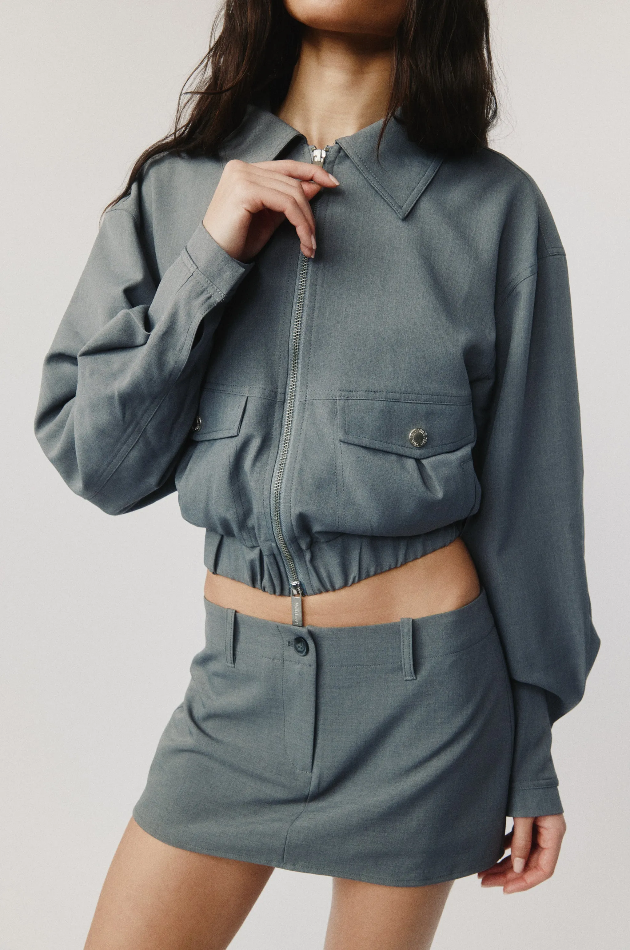 Monroe Jacket | Charcoal sold by With Jean product image thumbnail 4