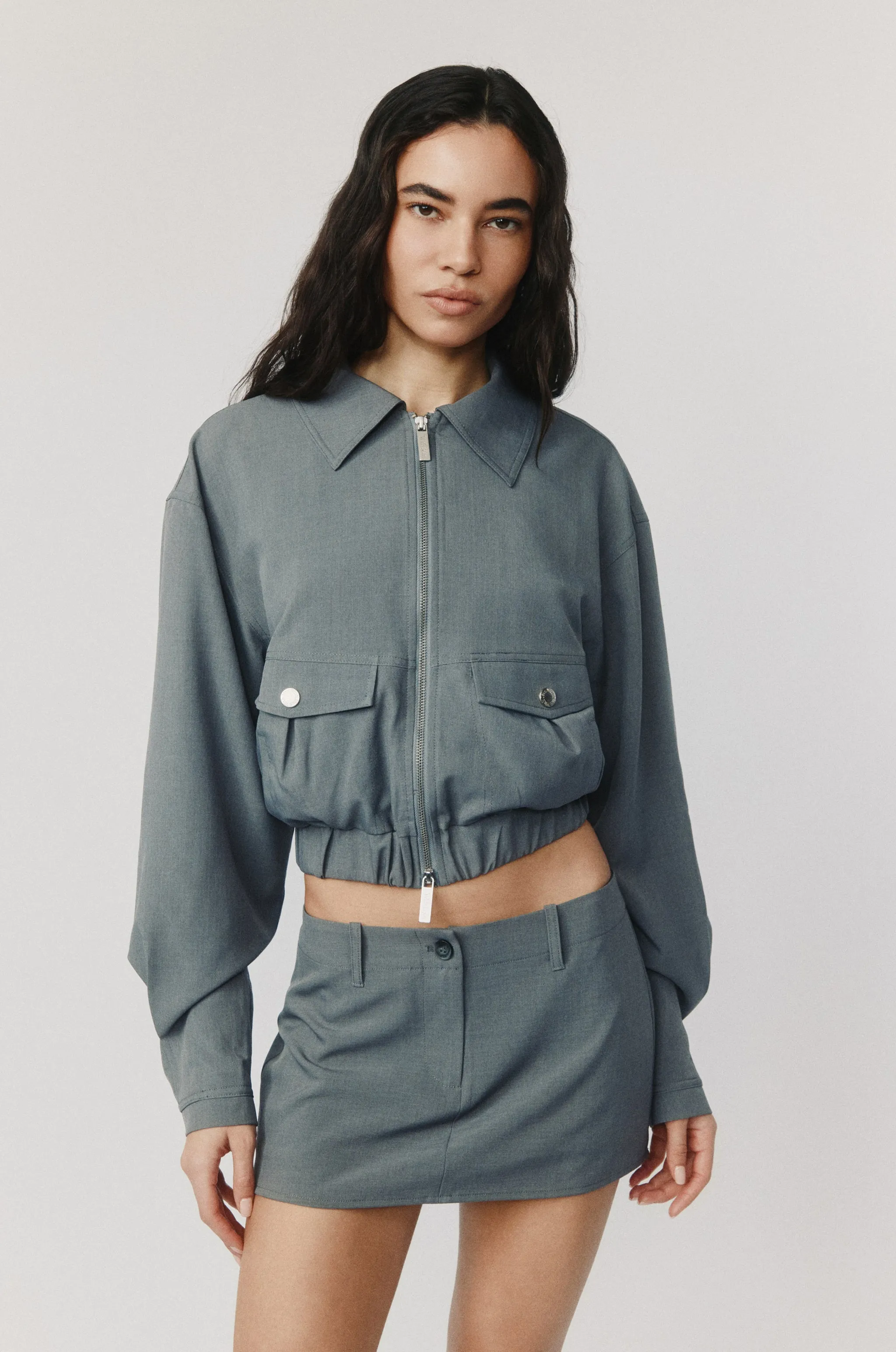 Monroe Jacket | Charcoal sold by With Jean product image thumbnail 3