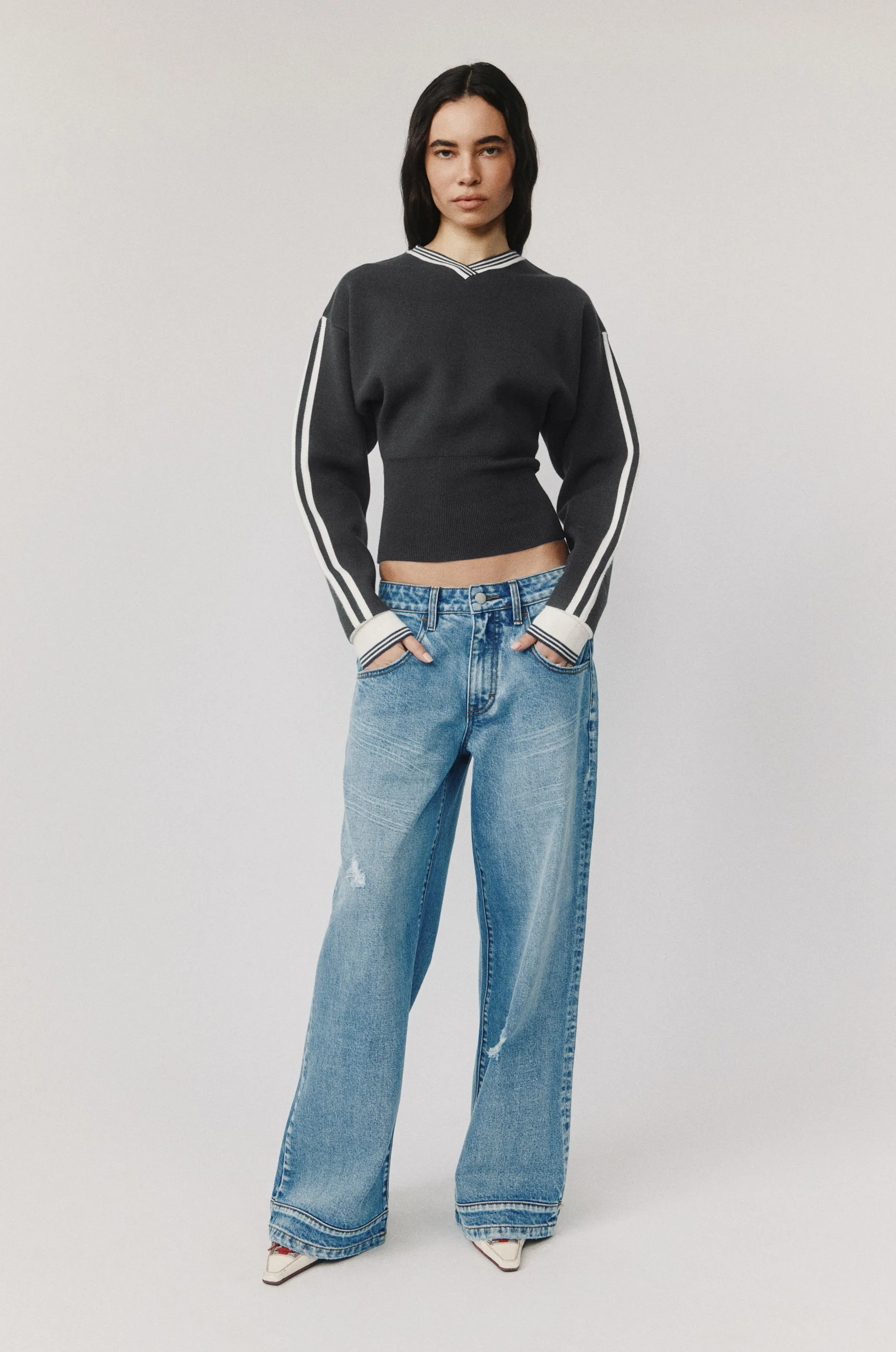 Jacob Sweater | Charcoal sold by With Jean product image thumbnail 4