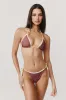 Juni Bikini Top | Red Stripe sold by With Jean