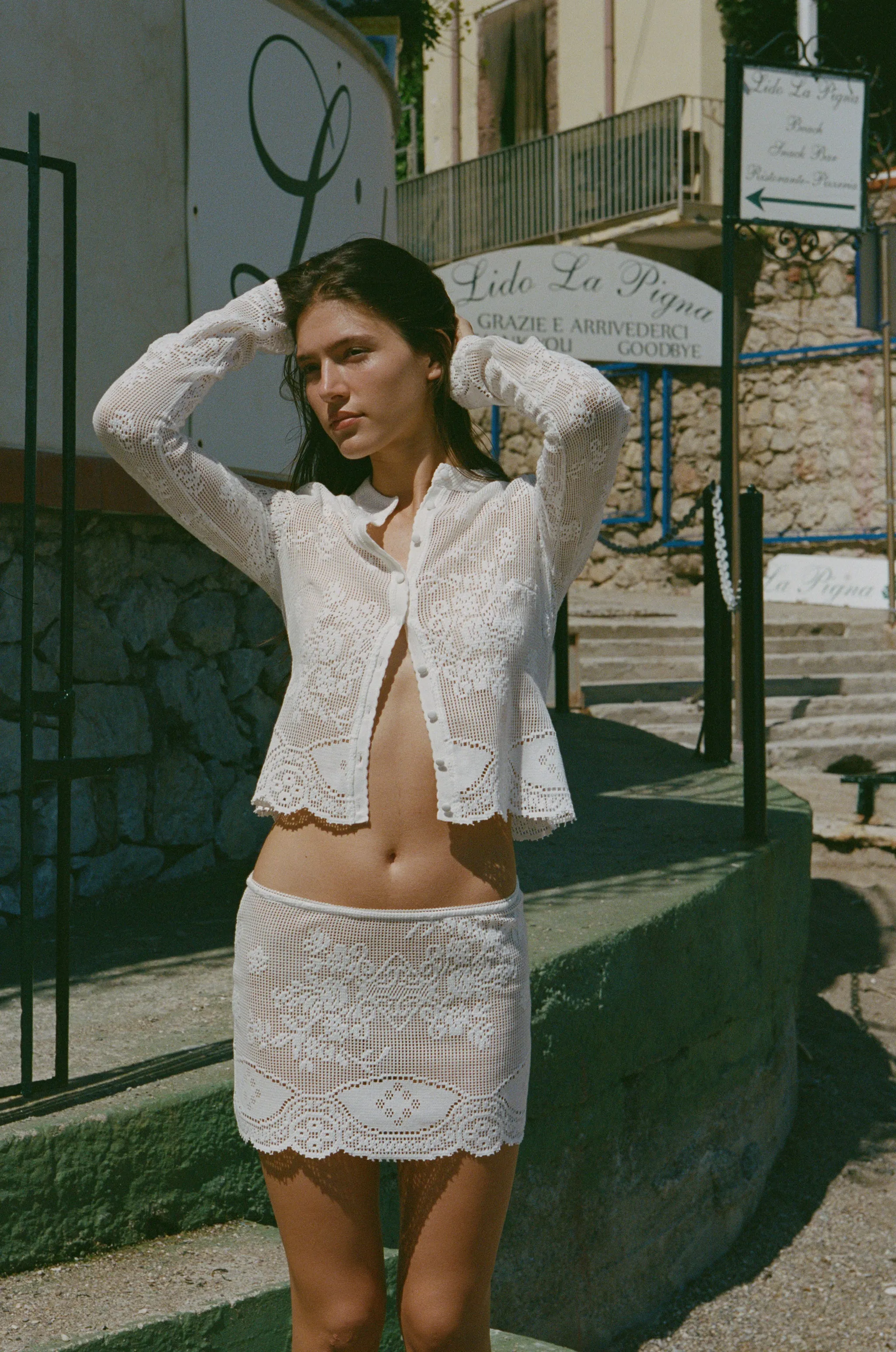Belinda Skirt | White Lace sold by With Jean product image thumbnail 5