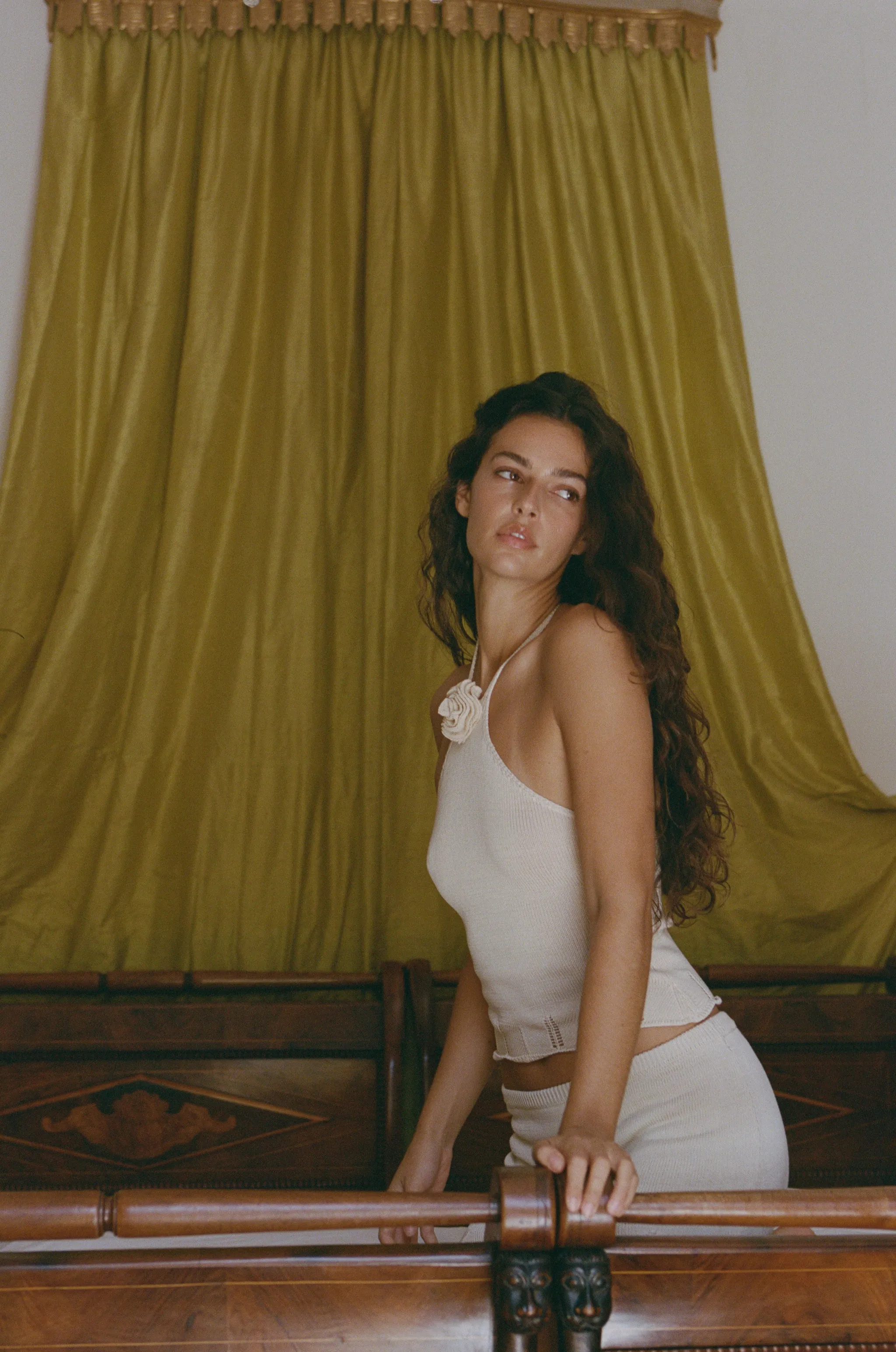 Camille Top | Beige sold by With Jean