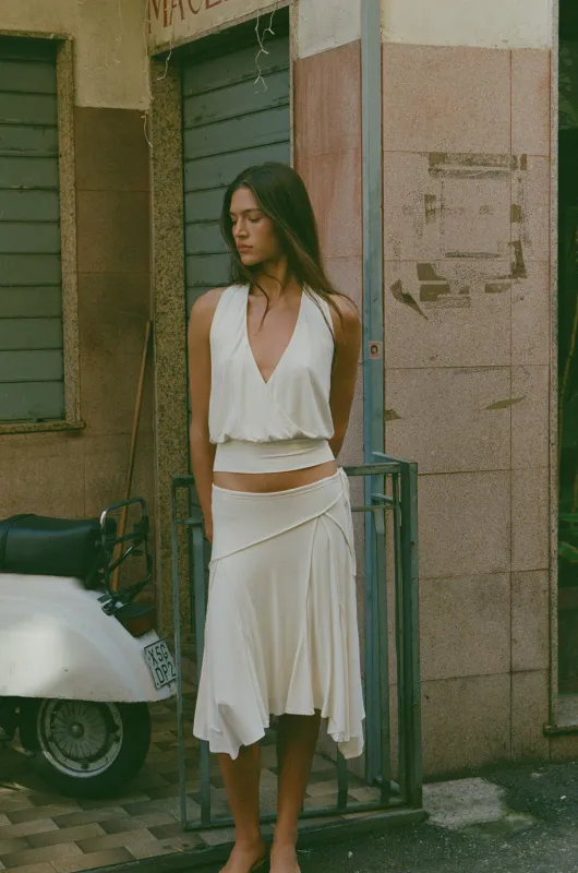 Sharni Skirt | Off White sold by With Jean